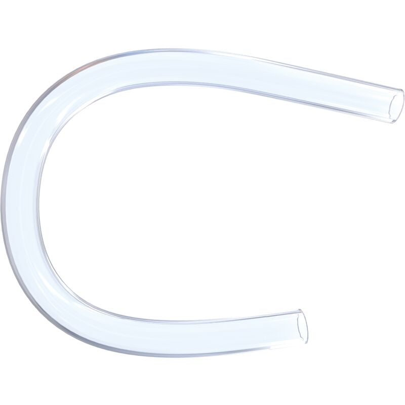 foto del prodotto tubo in pvc altamente flessibile 'tubo di gomma' per il collegamento di pompe per condensa - interno 16 mm, circa 500 mm, semitrasparente simile a