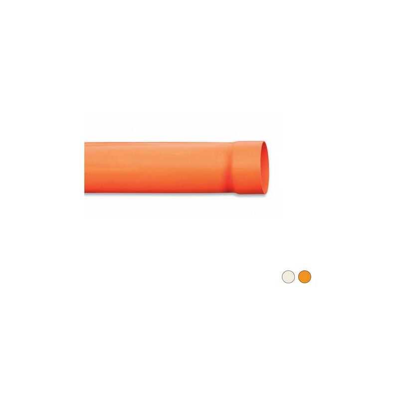 foto del prodotto tubo in pvc arancio 100x100 cm l. 100 cm