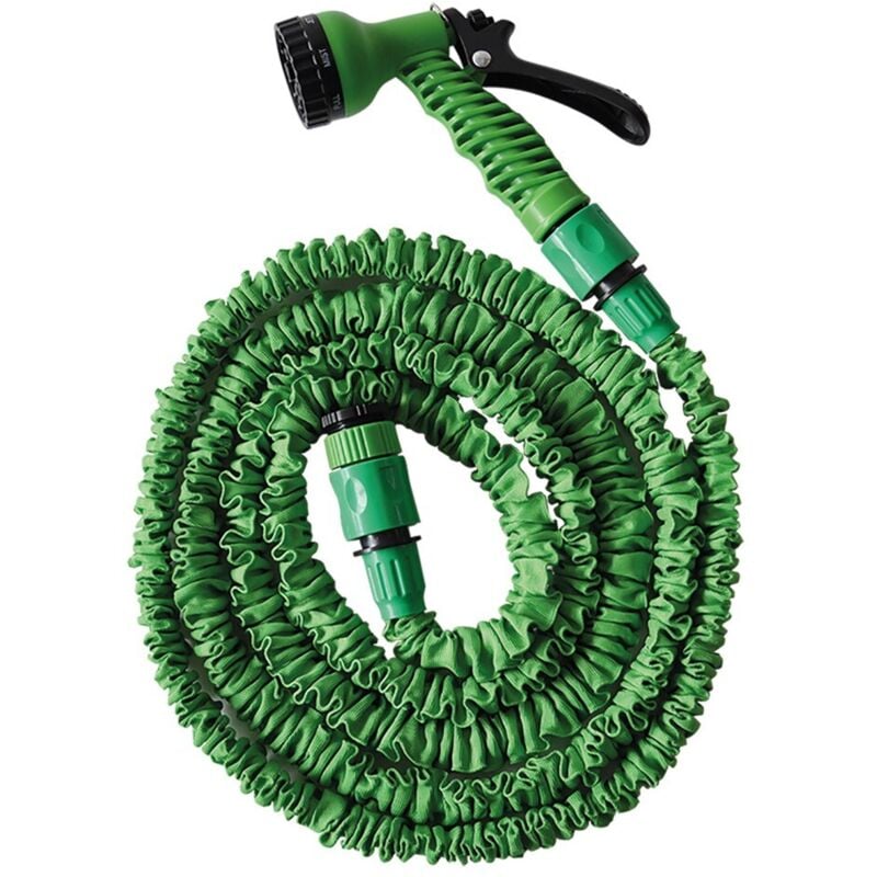 foto del prodotto tubo irrigazione estensibile giardino 5 15m 7,5 22,5m kit pistola adattatore lif, 7,5m 22,5m 