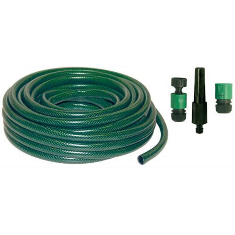 foto del prodotto tubo irrigazione retinato con kit giardino giardinaggio irrigazione
