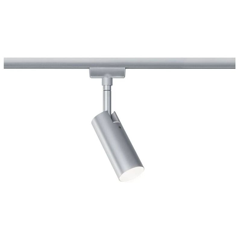 foto del prodotto tubo lampada per sistema su binario urail led a montaggio fisso 5 w led monocolore cromo opaco paulmann