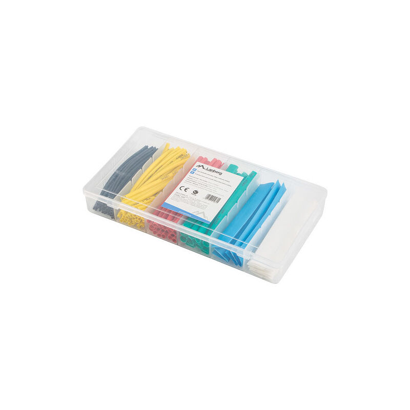 foto del prodotto tubo lanberg termorestringente 100 pezzi 100mmx1,5 a 13mm multicolore