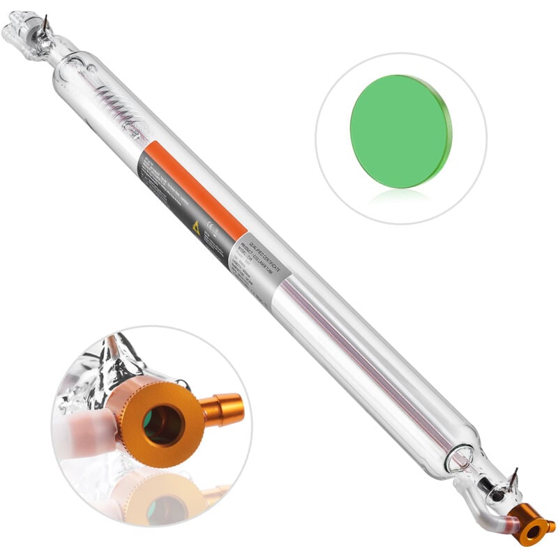 foto del prodotto tubo laser co2 50w tubo laser per incisione lunghezza 850mm diametro 50mm alta trasmittanza parte di ricambi, tubo laser co2 per macchine per