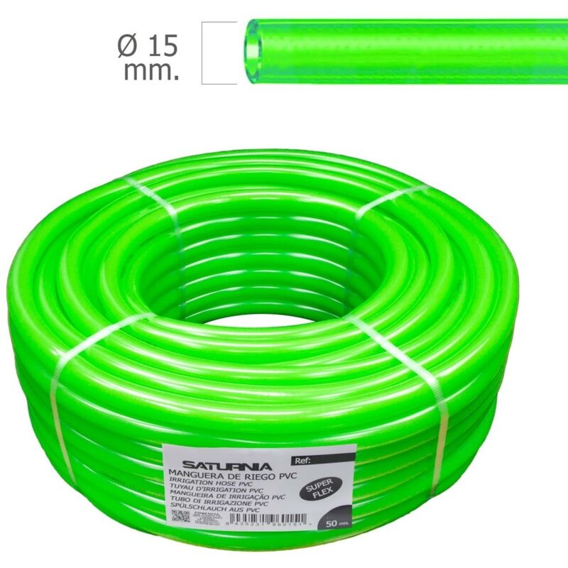 foto del prodotto tubo latflex rinforzato, diametro 15 mm, rotolo 50 metri saturnia