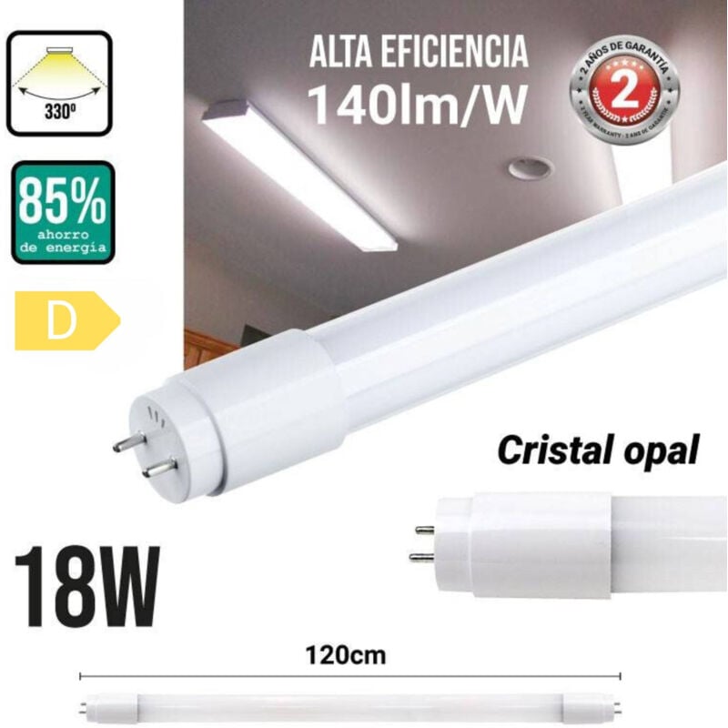 foto del prodotto tubo led 120cm t8 18w 140 lm w