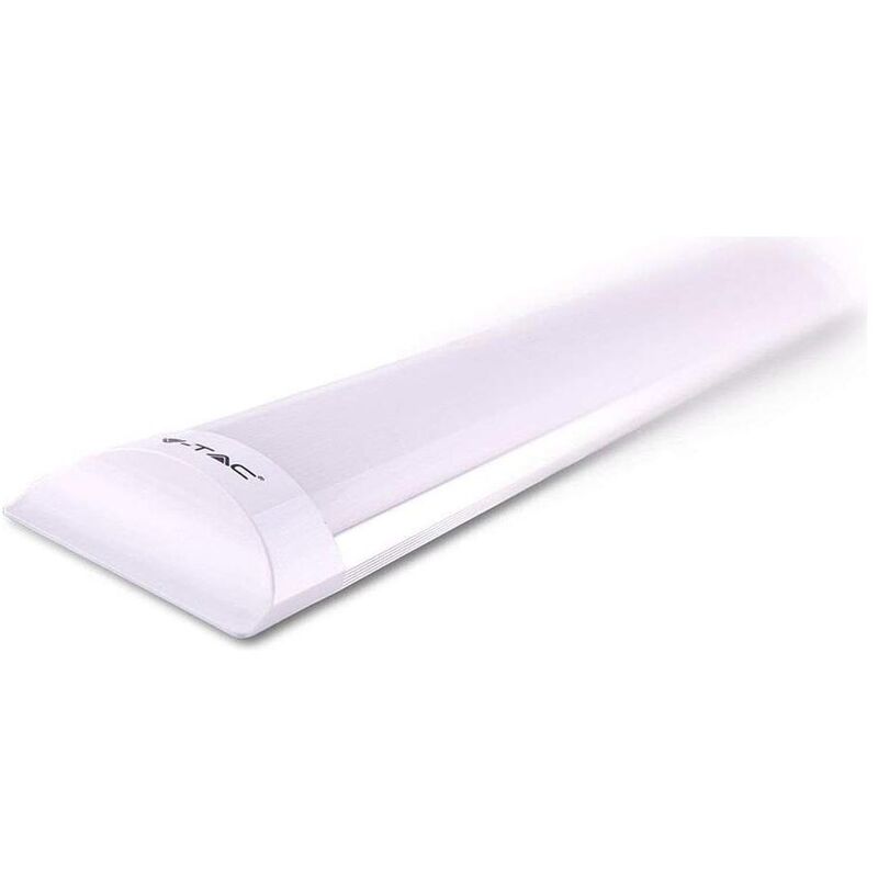 foto del prodotto tubo led prismatico plafoniera 40w da 120 cm chip samsung v tac vt 8 40 sku 665