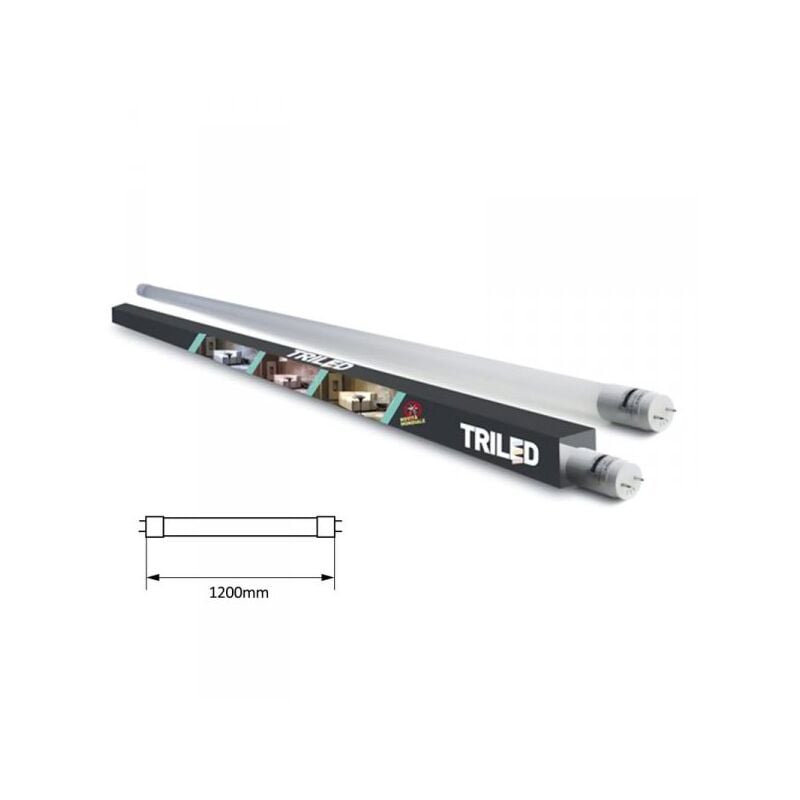 foto del prodotto tubo led t8 120cm antizanzara repellente 17w 220v cct 1800k 3800k 5800k 3 in 1 triled t817wymr