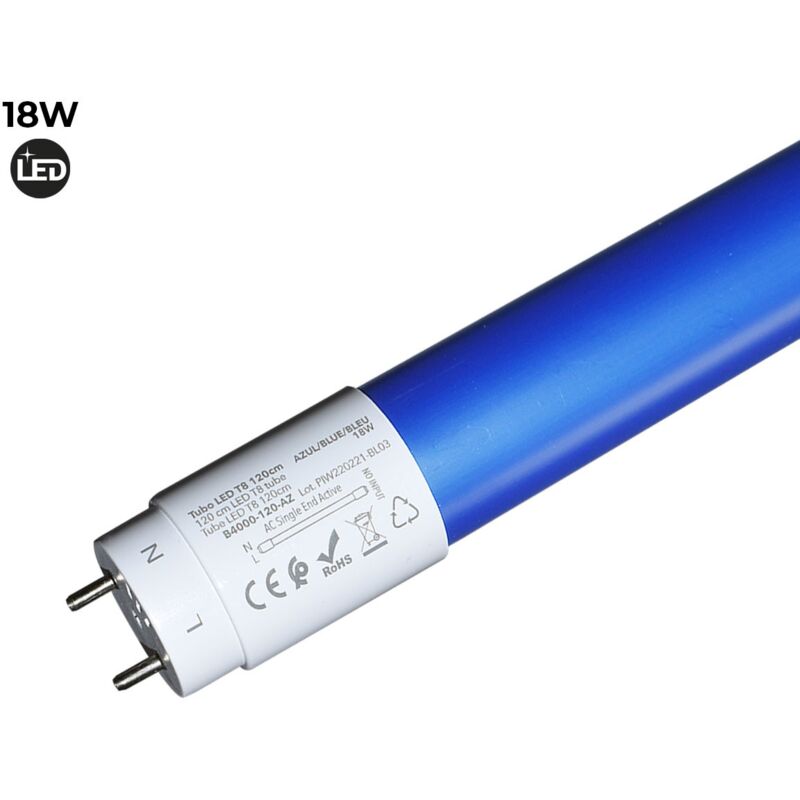 foto del prodotto tubo led t8 120cm vari colori 18w