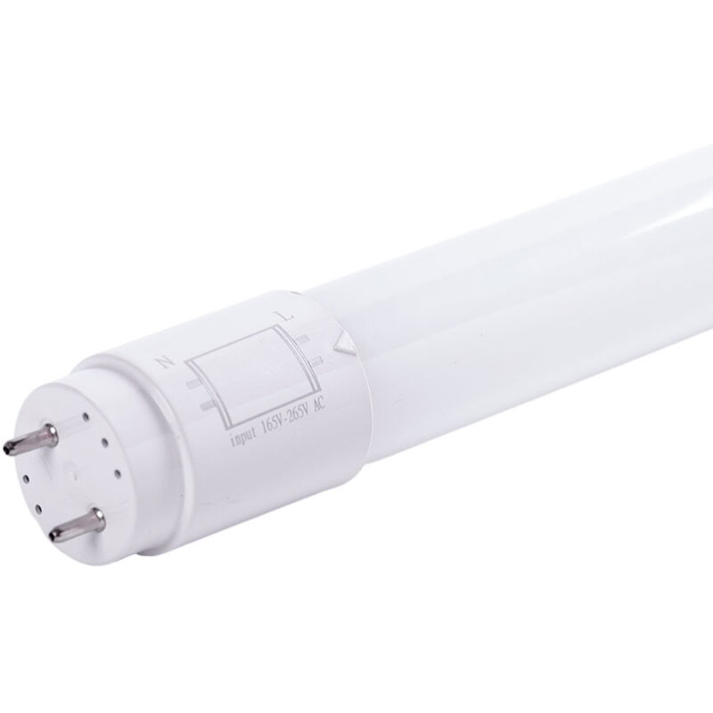 foto del prodotto tubo led t8 9w 1.440lm 6000 k vetro 60cm connessione 2 estremit 40.000h ho t8gl60 9w cw 