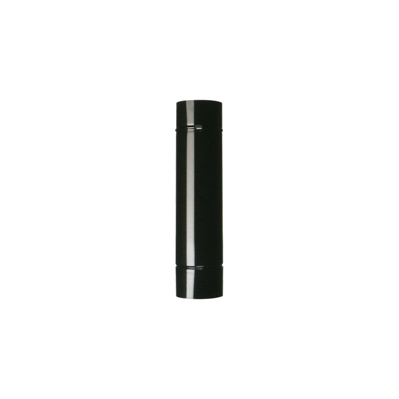 foto del prodotto tubo legna classic nero opaco save cm 14 h.cm 100