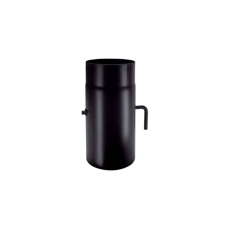 foto del prodotto tubo legna serranda plus nero opaco save cm 13 h.cm 25