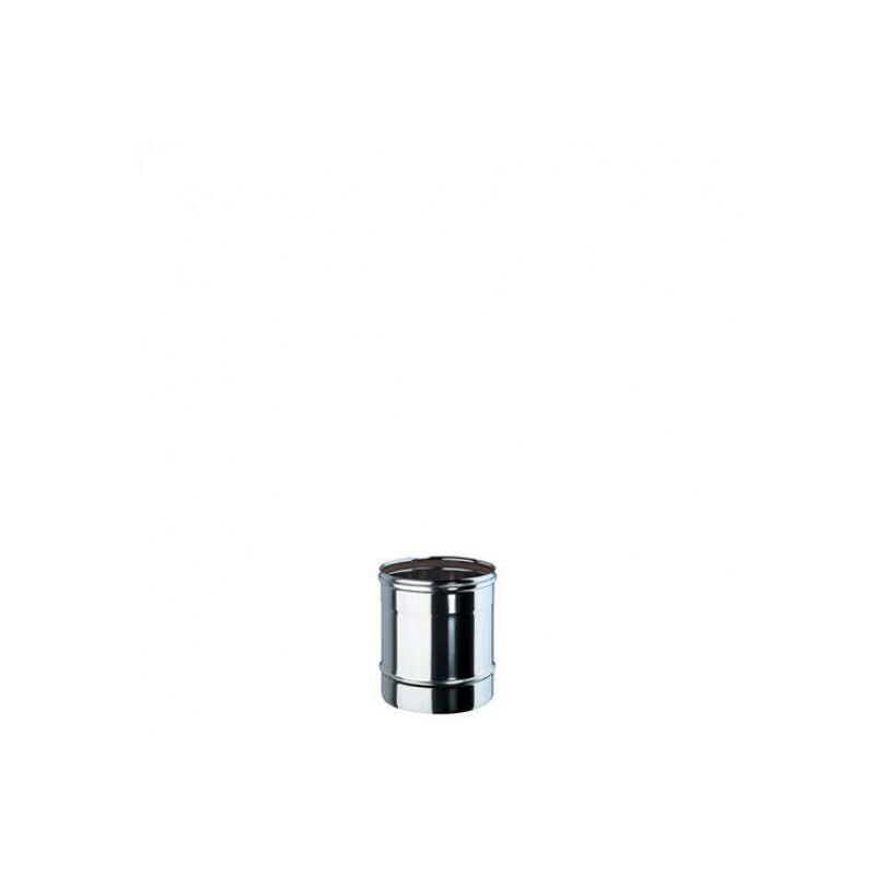 foto del prodotto tubo monoparete in acciaio inox aisi da 25 cm dm 100 mm