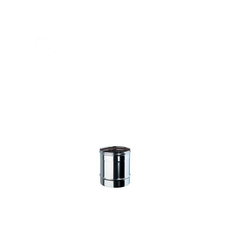foto del prodotto tubo monoparete in acciaio inox aisi da 25 cm dm 80 mm