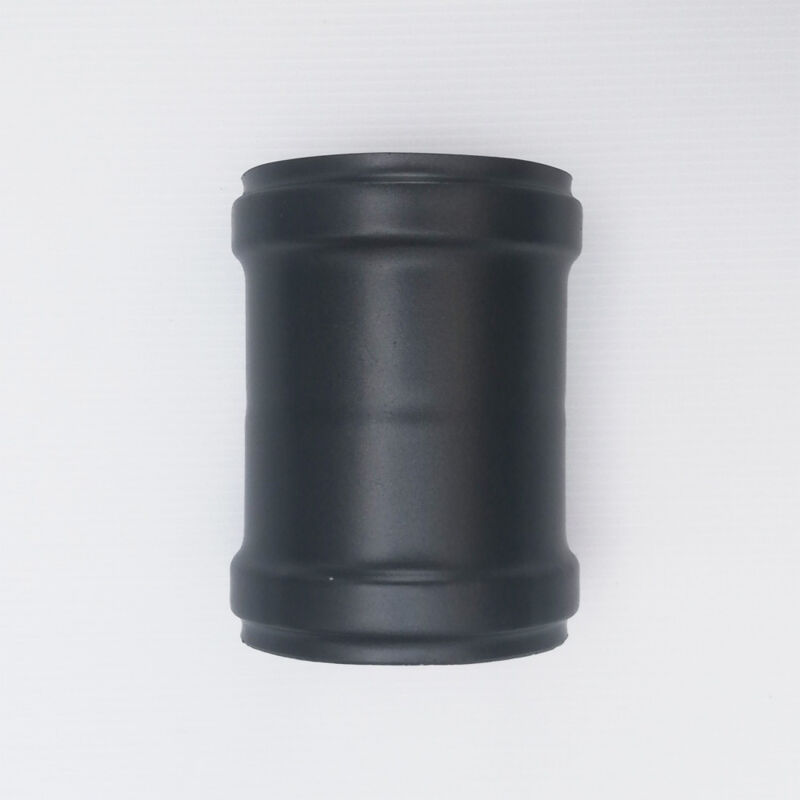 foto del prodotto tubo nero pellet giunzione manicotto ff da 80mm