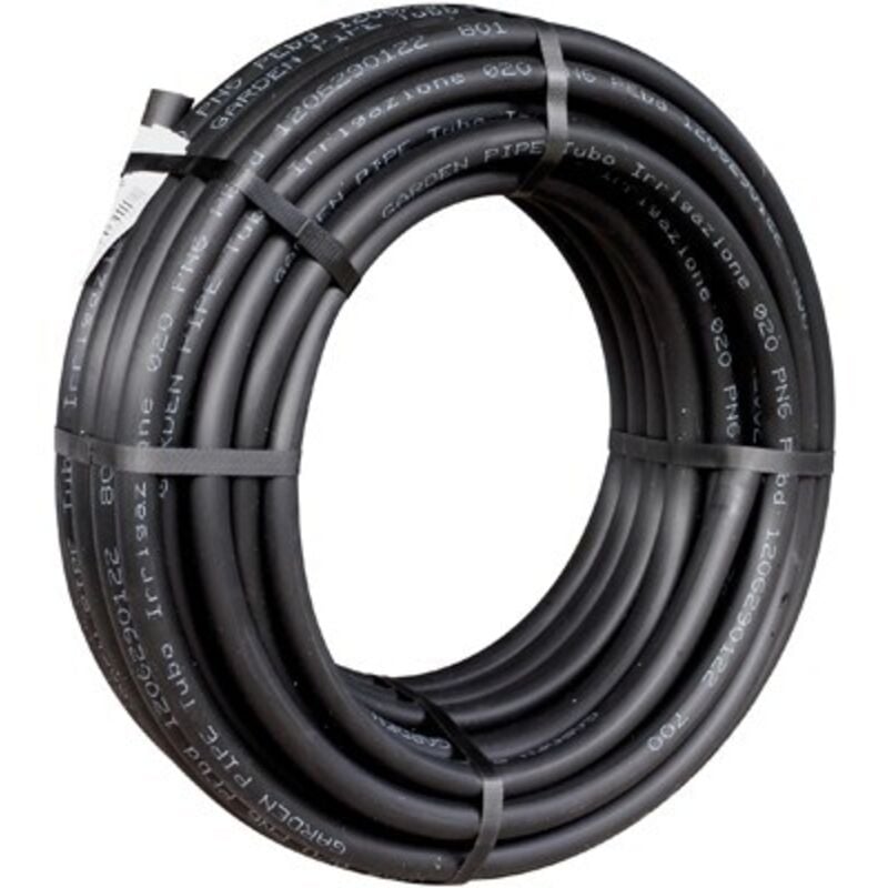 foto del prodotto tubo pebd garden pn 6 diam. 20 mm 25 mt