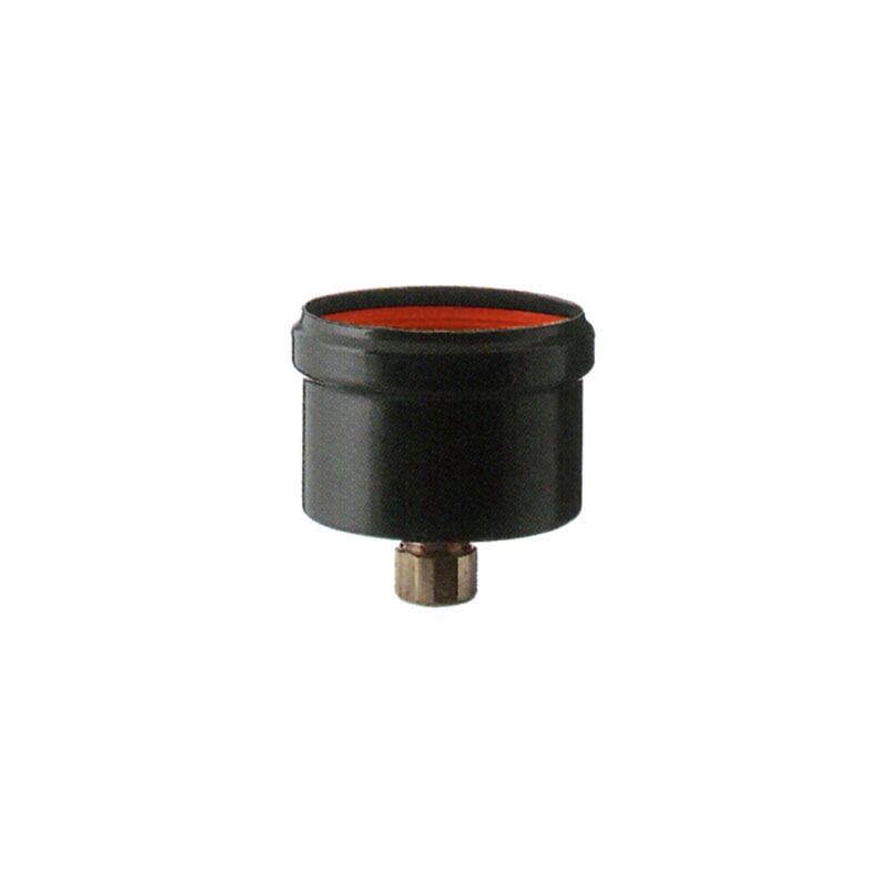 foto del prodotto tubo pellets ceneri cm 8 nero opaco