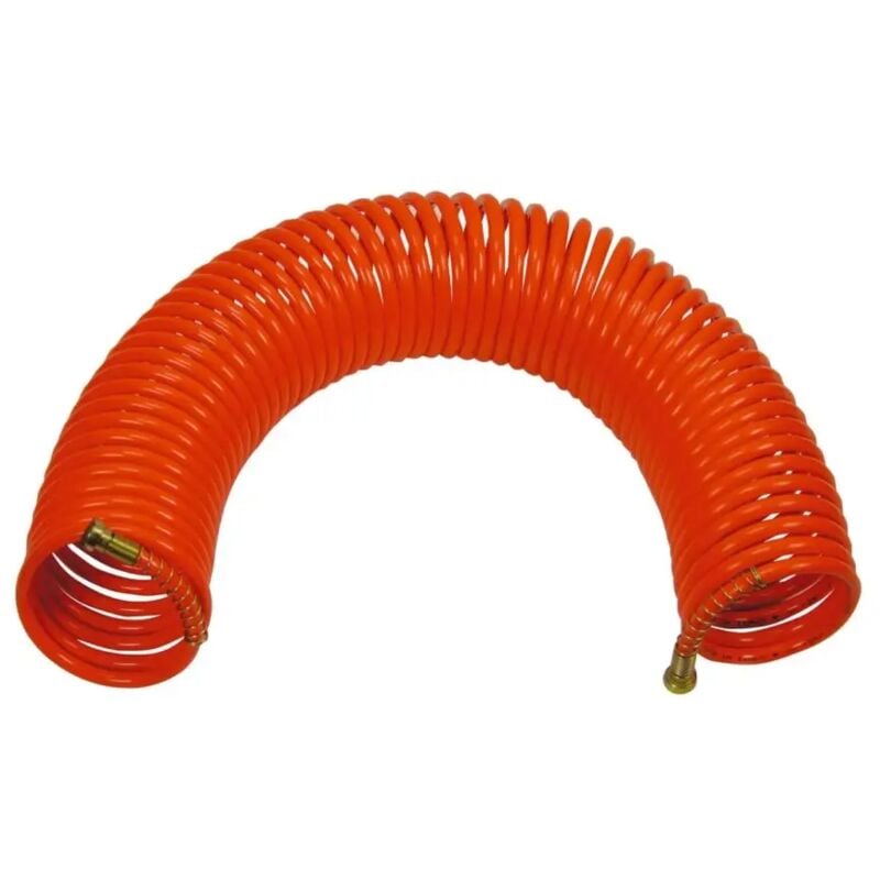 foto del prodotto tubo per aria compressa stanley spiralato con a baionetta 6 x 8 mm 15 mt