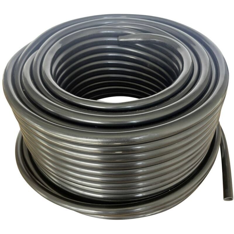 foto del prodotto tubo per aria compressa tc-12832964 pu8x5 black poliuretano nero diam int 5 mm 10 bar 100 m - tru components