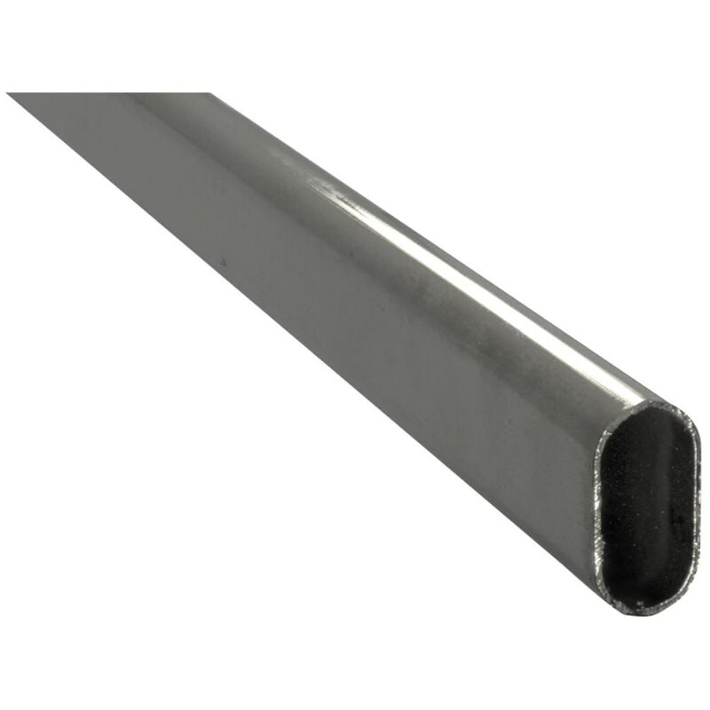 foto del prodotto tubo per armadio ovale 30x15mmcromato 120cm masidef