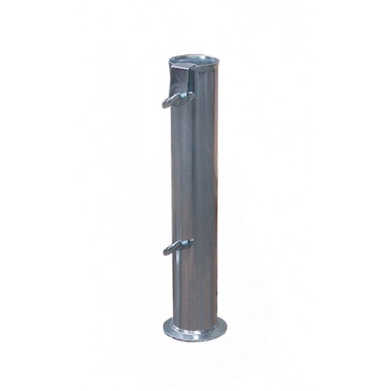 foto del prodotto tubo per base in cemento per ombrellone, in acciaio zincato resistente per esterno 6.5 cm