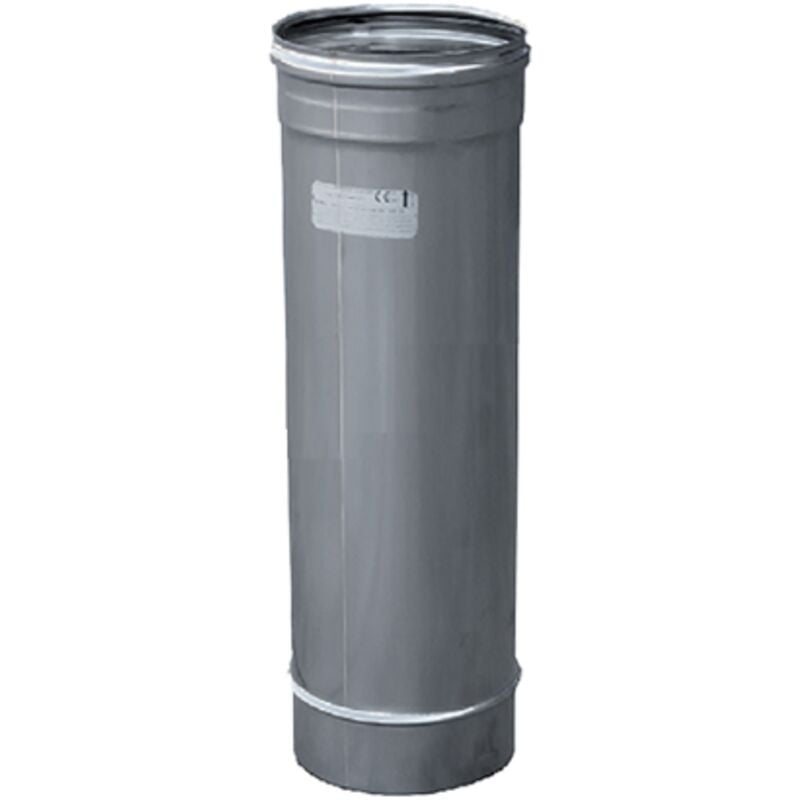 foto del prodotto tubo per canna fumaria in acciaio inox 15 x h 50 cm accessori per stufe fornito senza guarnizioni ala