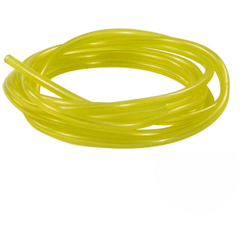 foto del prodotto tubo per carburante in pvc colore giallo trasparente uso professionale 2.4 mm