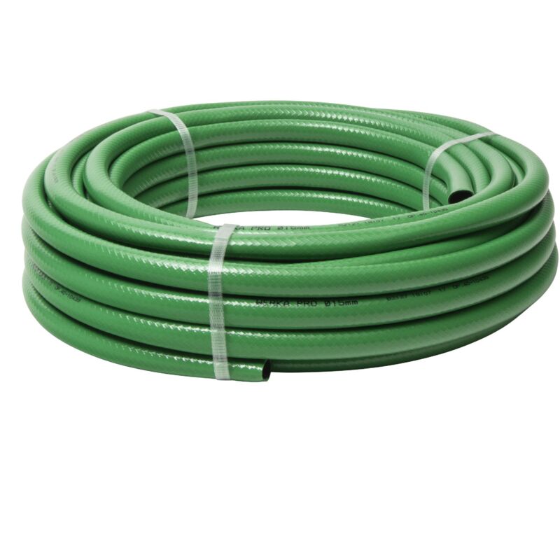 foto del prodotto tubo per irrigazione rinforzato verde 15mm werka pro 20m
