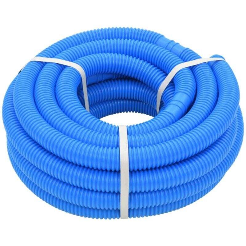 foto del prodotto tubo per piscina blu da 32 mm e 20 m