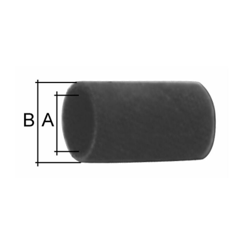 foto del prodotto tubo per radiatore in gomma interno 38mm esterno 48mm lungo 1m
