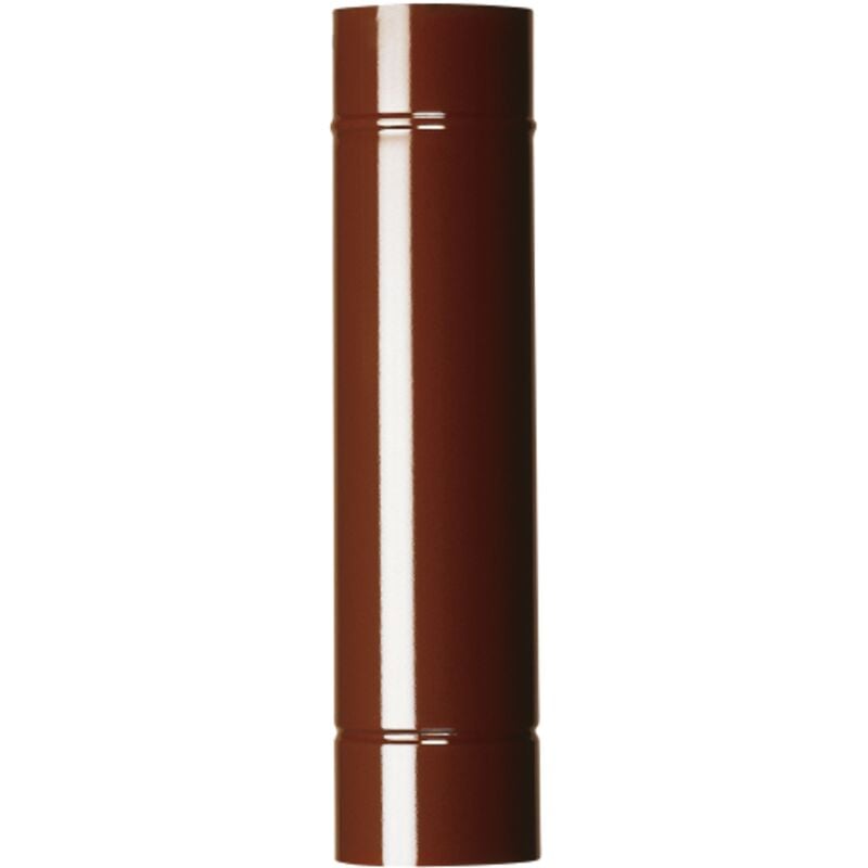 foto del prodotto tubo per stufa 15 x h 50 cm in acciaio smaltato marrone 1 pz tubo per stufa stufe a legna