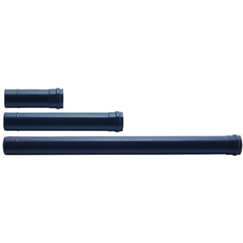 foto del prodotto tubo per stufe a pellet plus light nero opaco normale cm.8x25, mm.0,7