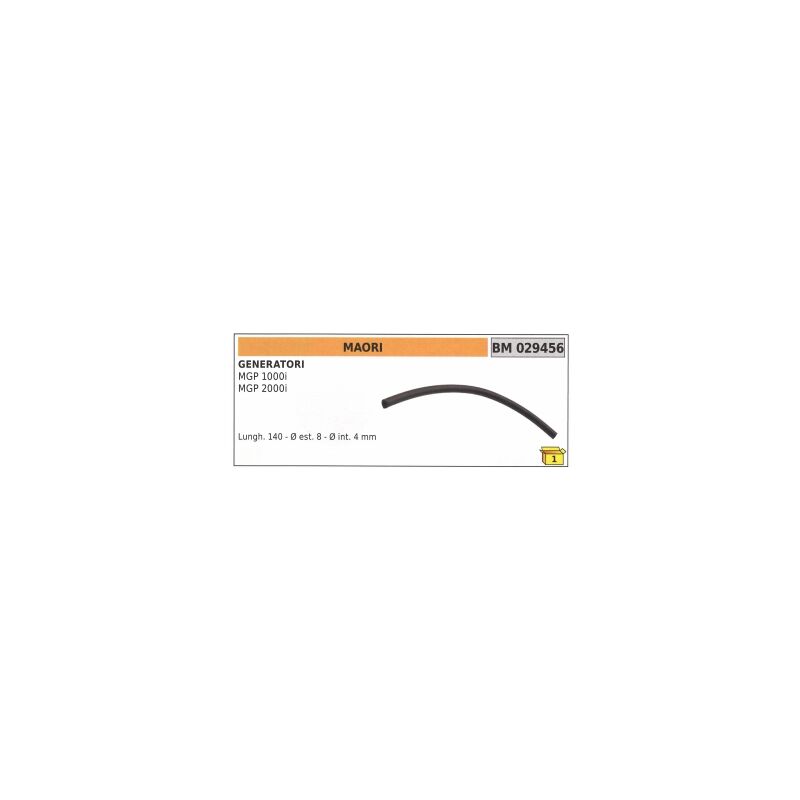 foto del prodotto tubo pescamiscela generatore maori progreen mgp1000i mgp2000i codice 029456