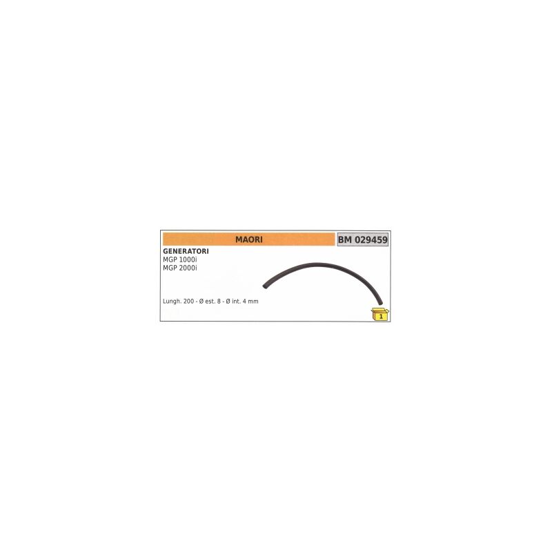 foto del prodotto tubo pescamiscela generatore maori progreen mgp1000i mgp2000i codice 029459