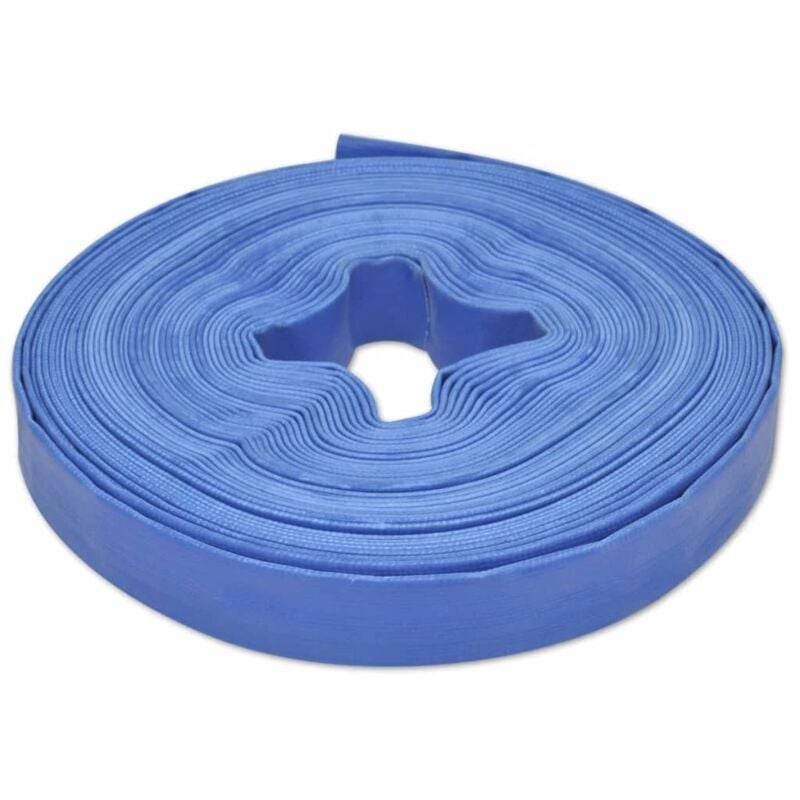 foto del prodotto tubo piatto d acqua 25 m 1 pollice in pvc vidaxl