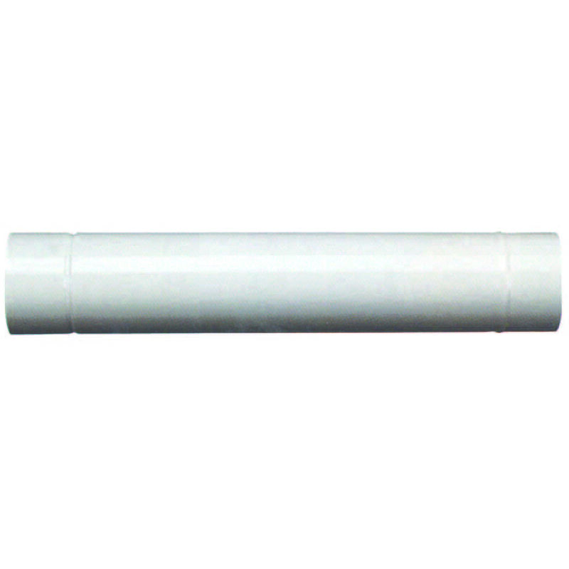 foto del prodotto tubo porcellanato per stufe a legna bianco lucido cm.13x50