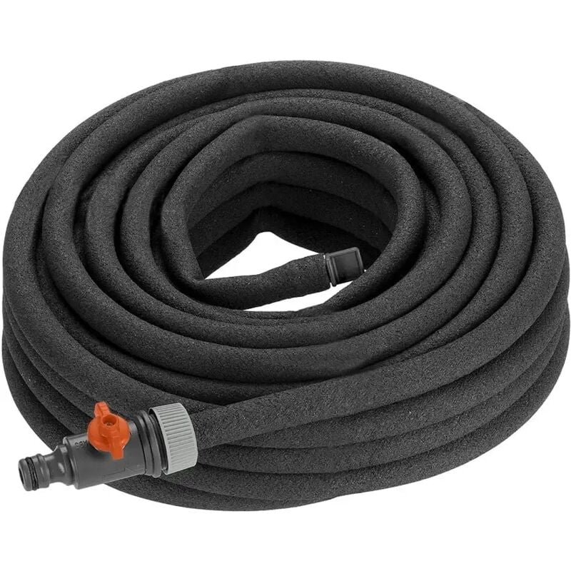 foto del prodotto tubo poroso gocciolante con spruzzatore per irrigazione giardino lungo 7.5 mt