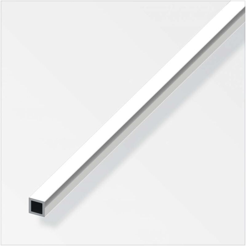 foto del prodotto tubo quadrato alluminio cromato 10x10 mm 1m alfer