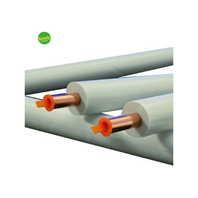 foto del prodotto tubo rame rivestito con pe espanso per condizionamento 12,70,7 - 1/2 halcor