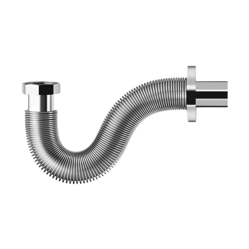 foto del prodotto tubo scarico flessibile estensibile inox