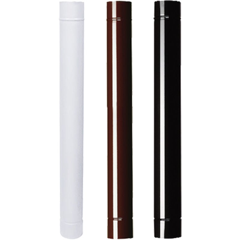 foto del prodotto tubo smaltato per stufe cm 100 12 marrone save