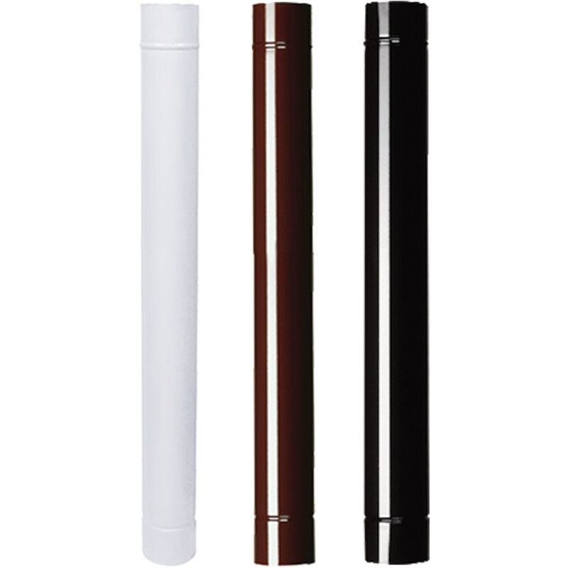 foto del prodotto tubo smaltato per stufe cm 100 9 bianco