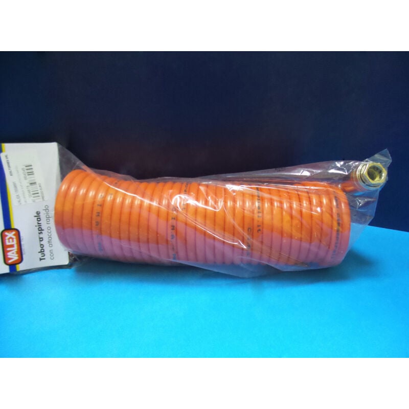 foto del prodotto tubo spiralato 8 mt valex spirale aria compressa attacco rapido compress 1559891