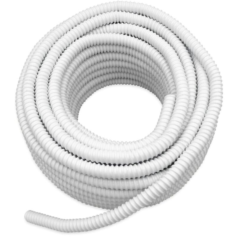 foto del prodotto tubo spiralato in pvc plastificato autoestinguente per lo scarico condensa dei condizionatori 16 mm rotolo da 25 mt prezzo a metro acquisto