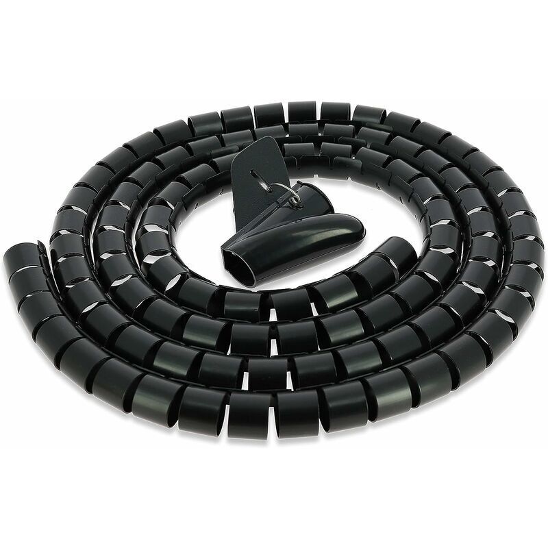 foto del prodotto tubo spiralato per cavi elettrici 22 mm x 10 m gestione cavi di qualit premium tubo flessibile, tubo flessibile intrecciato, protezione cavi,