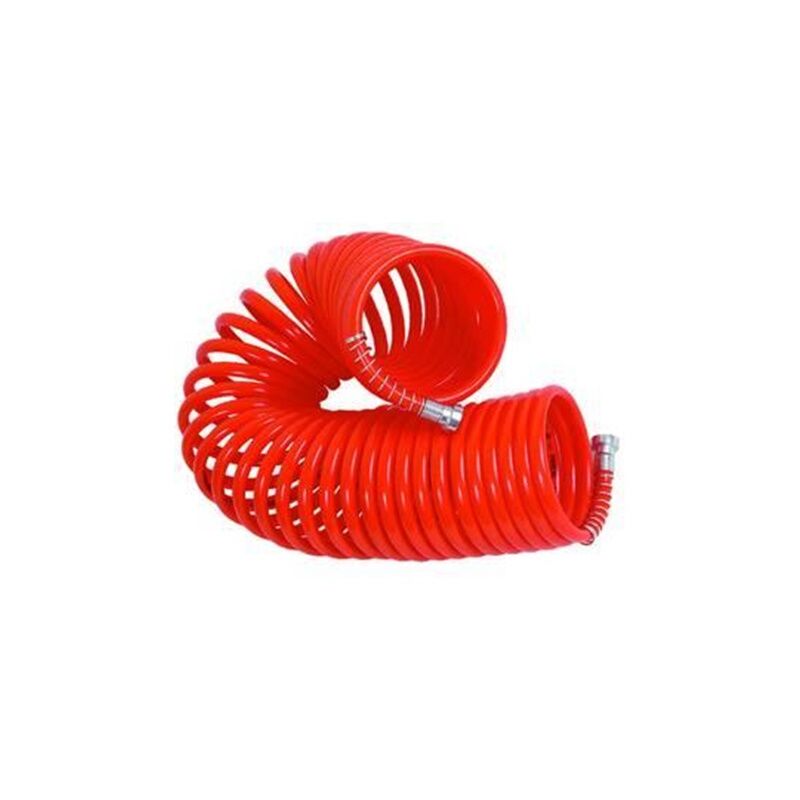 foto del prodotto tubo spiralato per compressori con attacchi a baionetta mm.6x8 mt.30 