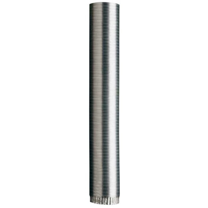 foto del prodotto tubo stufa flessibile in alluminio finitura naturale 100cm europrofil