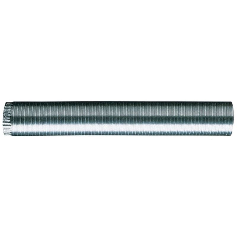 foto del prodotto tubo stufa flessibile in alluminio finitura naturale 130cm europrofil