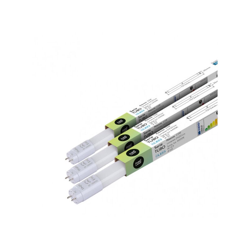 foto del prodotto tubo t8 22w 2200lm 6400k fabriplus 150x2,6x2,6 cm