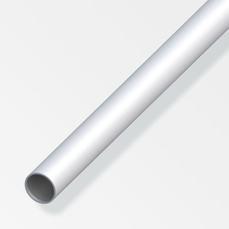 foto del prodotto tubo tondo alfer aluminium 12x1mm lunghezza 2m argento 05023