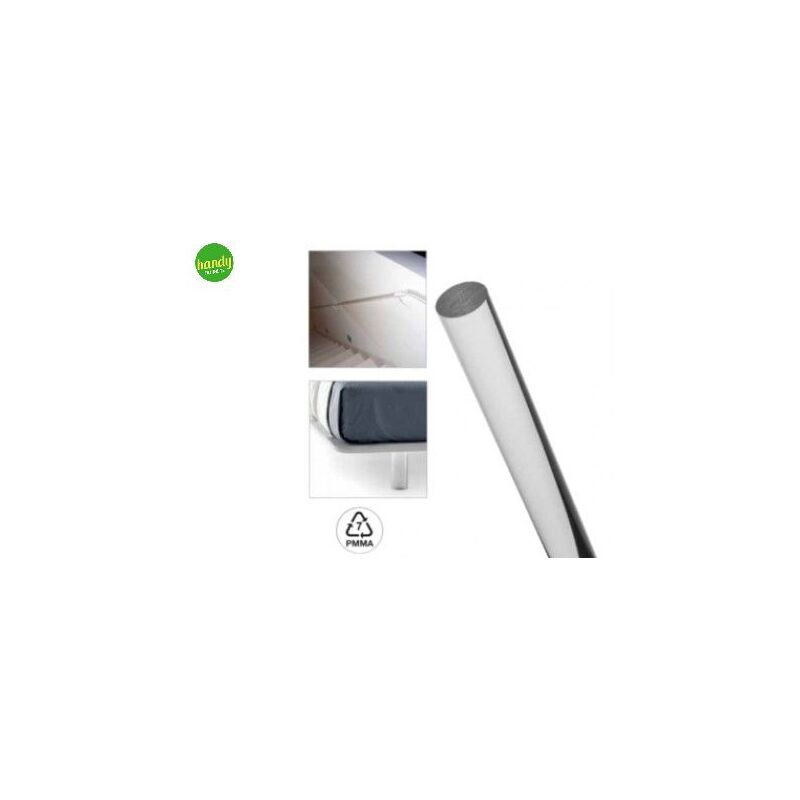 foto del prodotto tubo tondo pieno polimark pmma 20 mm lunghezza 1 metro